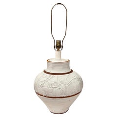 Single Mid-Century Ceramic Lamp