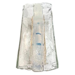 Single Midcentury Glass Sconce
