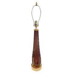 Single Midcentury Murano Table Lamp