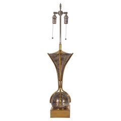 Vintage Single Mixed Finish Table Lamp