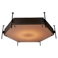 Single Model 12712 Ceiling Light by Angelo Lelli for Arredoluce