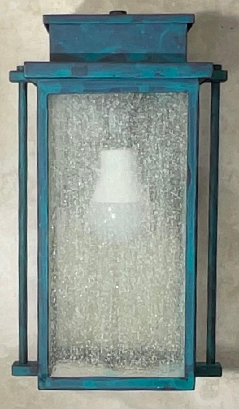North American Single Modern Wall Scones / Lantern For Sale