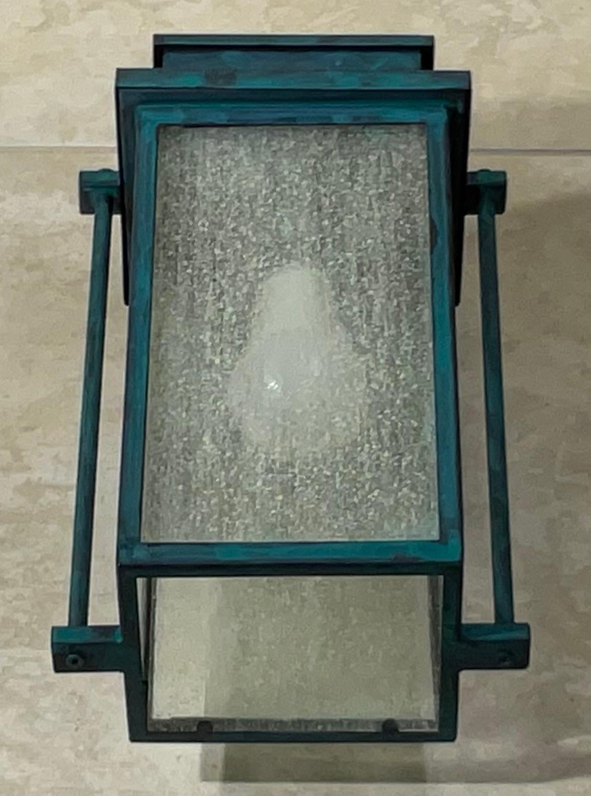 Single Modern Wall Scones / Lantern For Sale 2