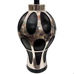 Single Moderne Silver Lamp