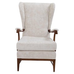 Poltrona singola modernista, attribuita a Paolo Buffa, Italia, anni '50