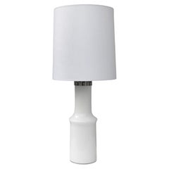 Single Modernist Glass Table Lamp