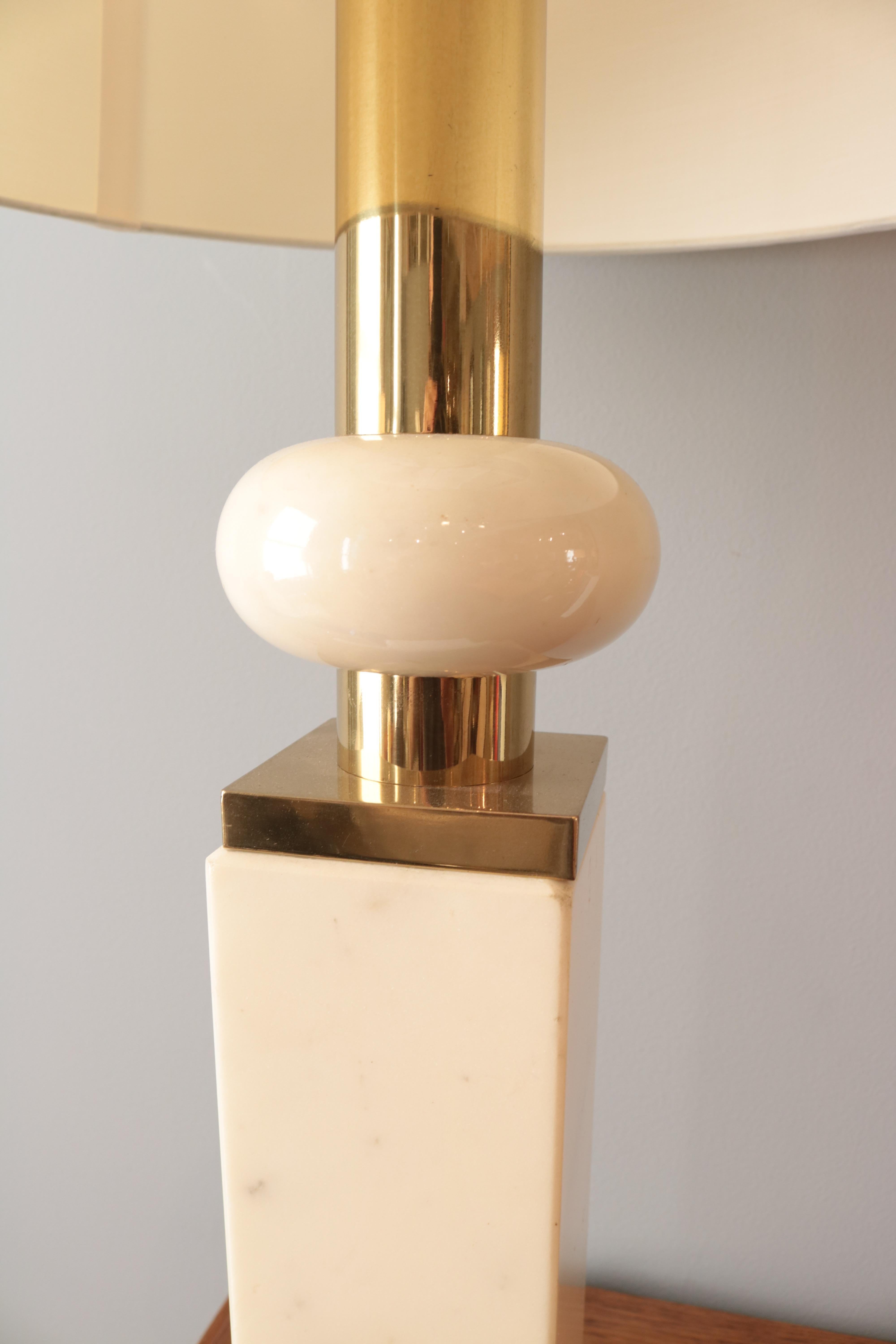 Italian Single Modernist Table Lamp For Sale