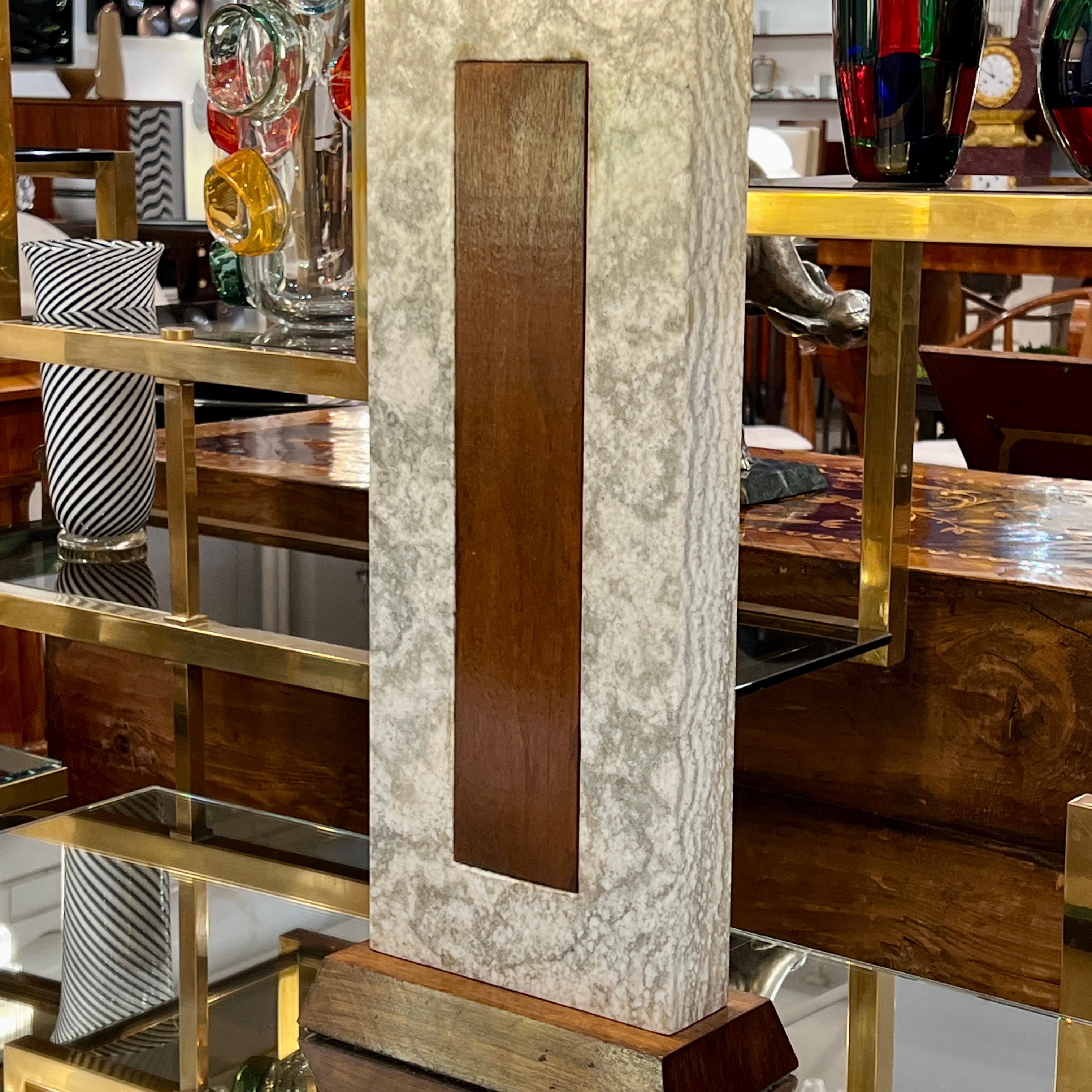 Single Modernist Table Lamp In Excellent Condition For Sale In New York, NY