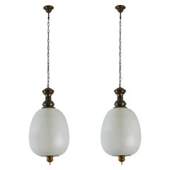 Vintage Single Monumental Pendant by Caccia Dominioni for Azucena