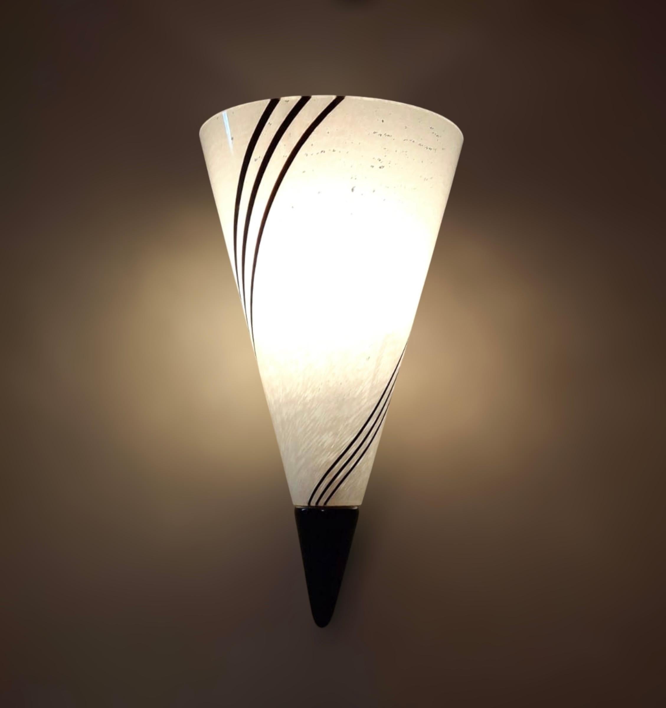 Lámpara Cono de Murano Cristal de Murano en venta