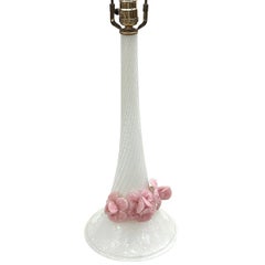 Single Murano Floral Lamp