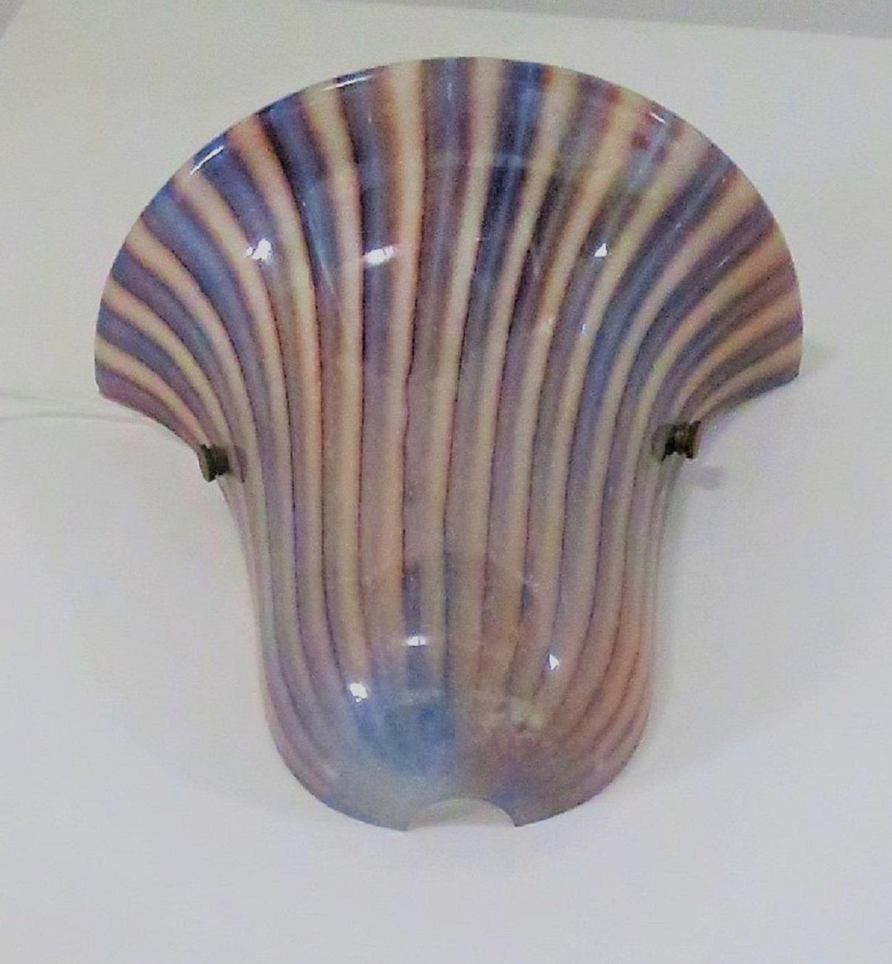 Single Murano Glass Bell Shape Modern Sconce Wall Light  Italy 1970s 6