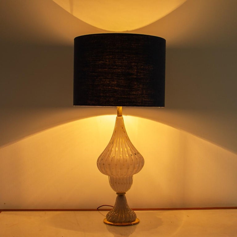 Art Glass Single Murano Glass Lamp, 1960s For Sale