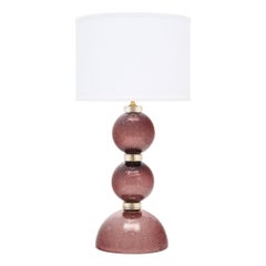 Single Murano Glass Pulegoso Lamp