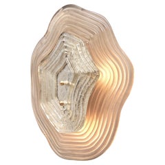 SINGLE Murano Glass Smoked “Macchie” Sconces