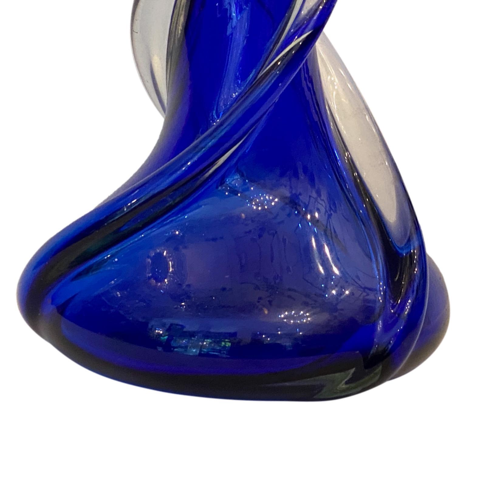 Single Murano Glass Table Lamp In Good Condition For Sale In New York, NY