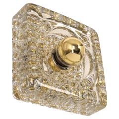 Single Murano glass Wall Sconce by Hillebrand, Germany, 1970s