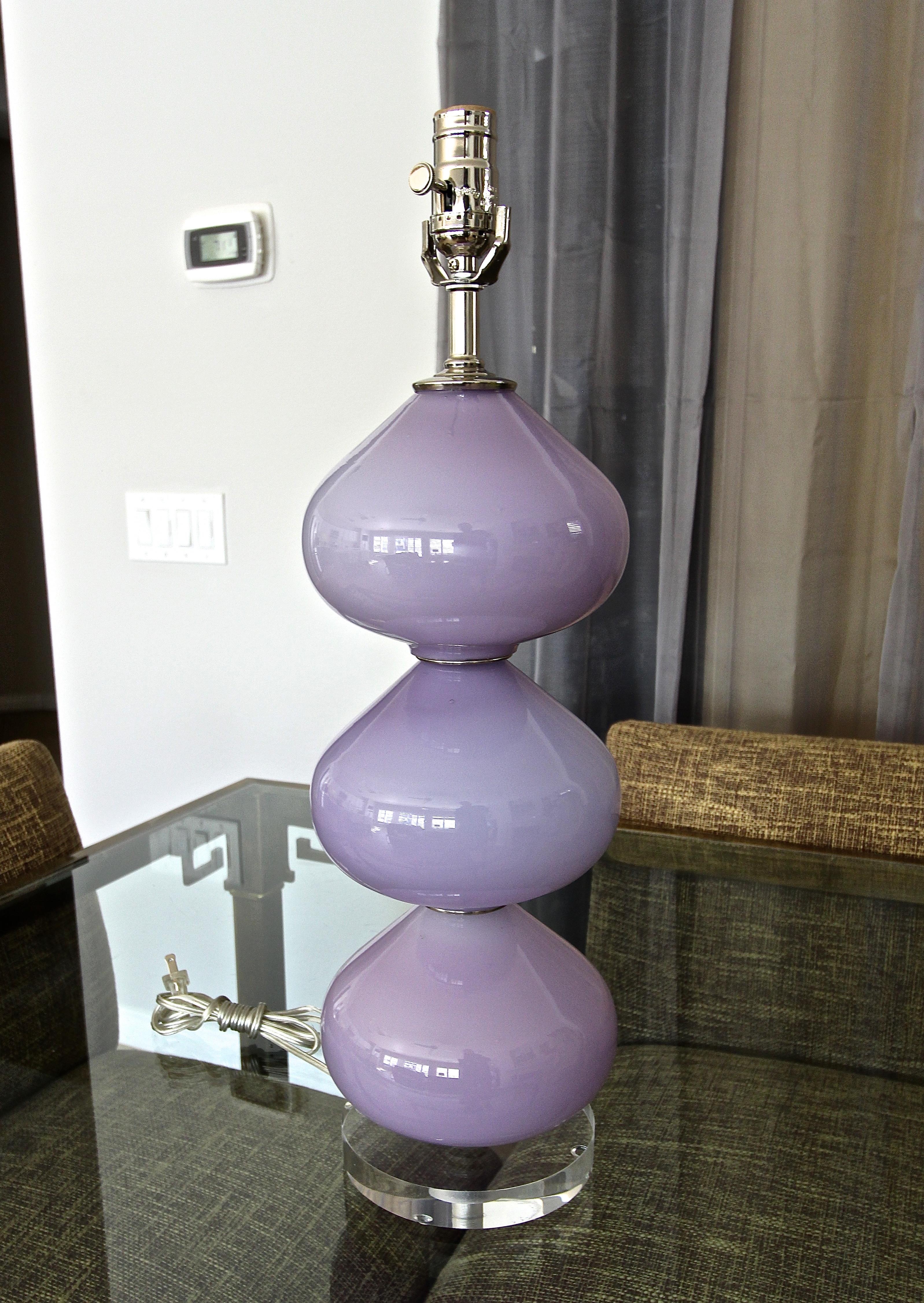 stacked ball lamp