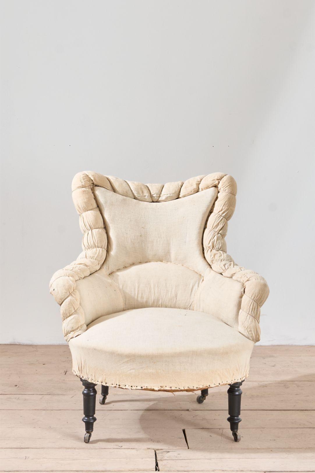Sillón individual Napoleón III piecurst en Excelente estado para la venta en Malton, GB