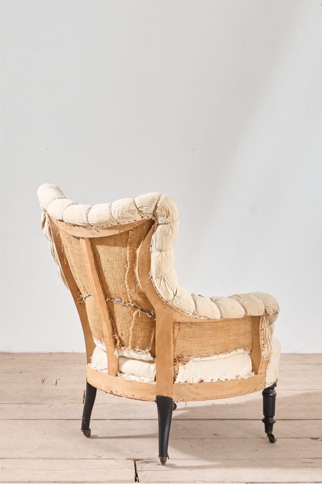 Sillón individual Napoleón III piecurst Haya en venta