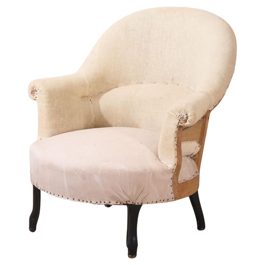 Single Napoleon III tub chair