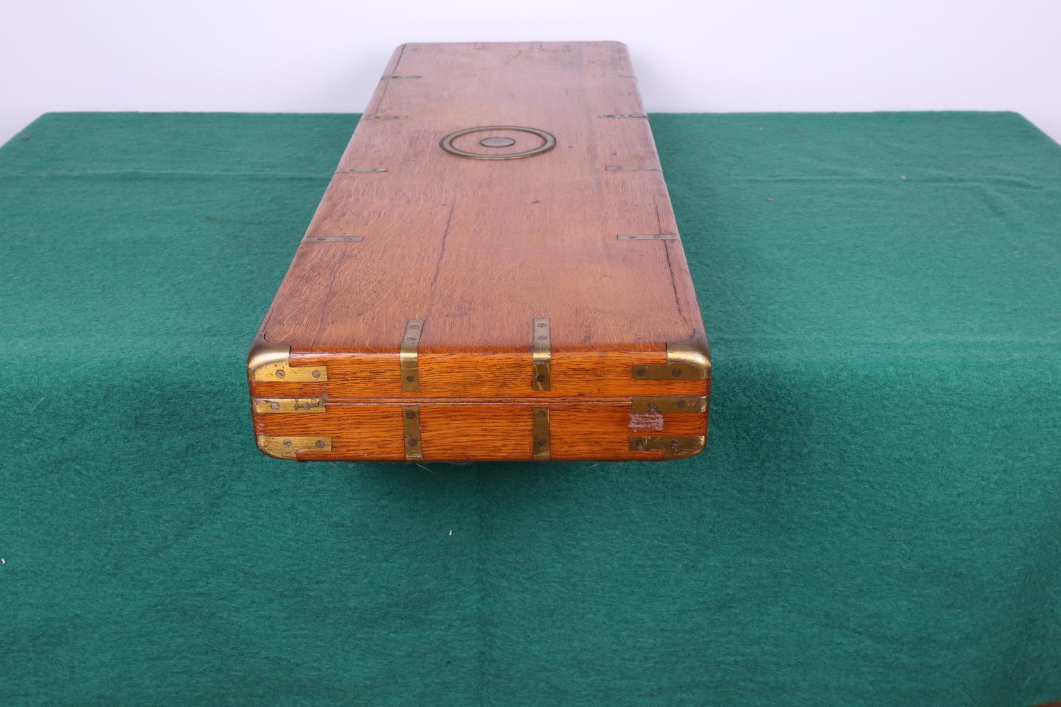 Single Oak Gun Case, circa 1880, Interesting Type at 1stDibs