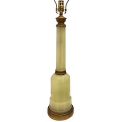 Single Opaline Glass Table Lamp