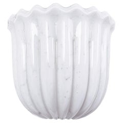 Single Opaline Glass Wall Sconce by Glashütte Limburg, Germany, circa 1960s