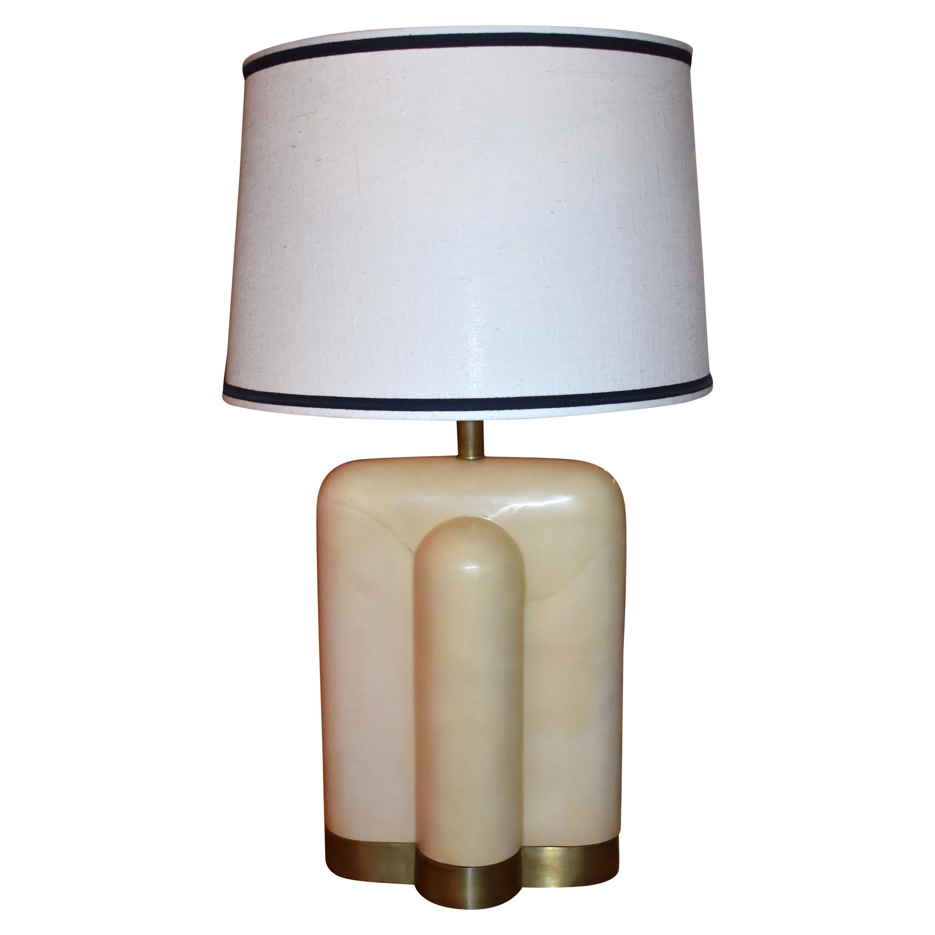 Single Parchment Table Lamp