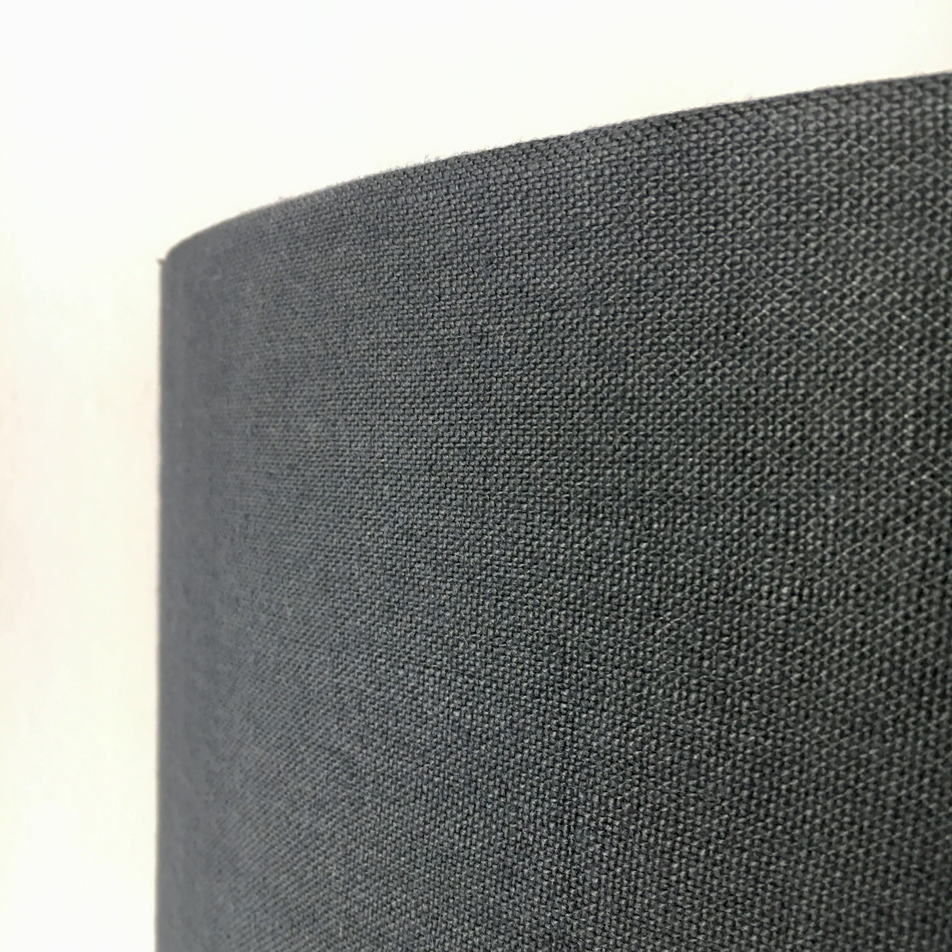 A single black and gold patinated metal sculptural reed table lamp, 1970s.
Fully rewired by our company and includes custom made navy linen shade (as seen in the photo) included in the price 
Lamp shade diameter 45cm
Widest part 39cm 
Base diameter