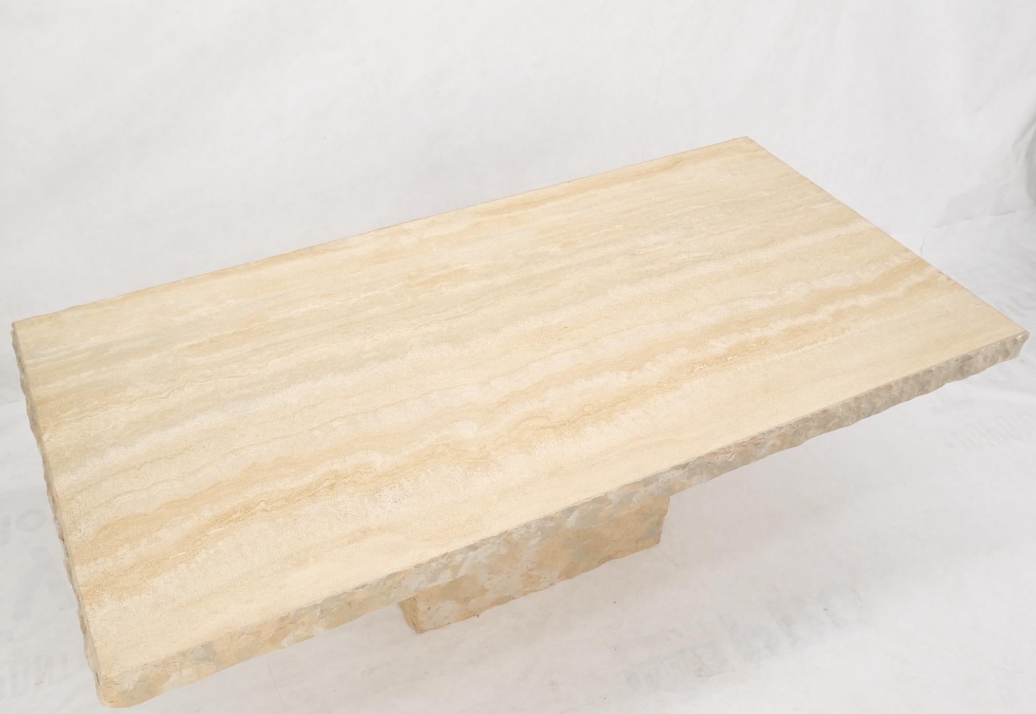 Single Pedestal Rectangle Travertine 