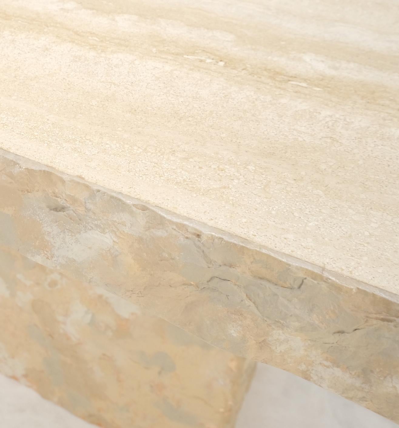 travertine dining table rectangle