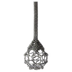 Single Pendant Chainmail Droplet Chandelier by Panorammma