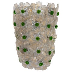 Single Petite Murano Glass Wall Sconce by Barovier 
Toso, Italy, 1970s