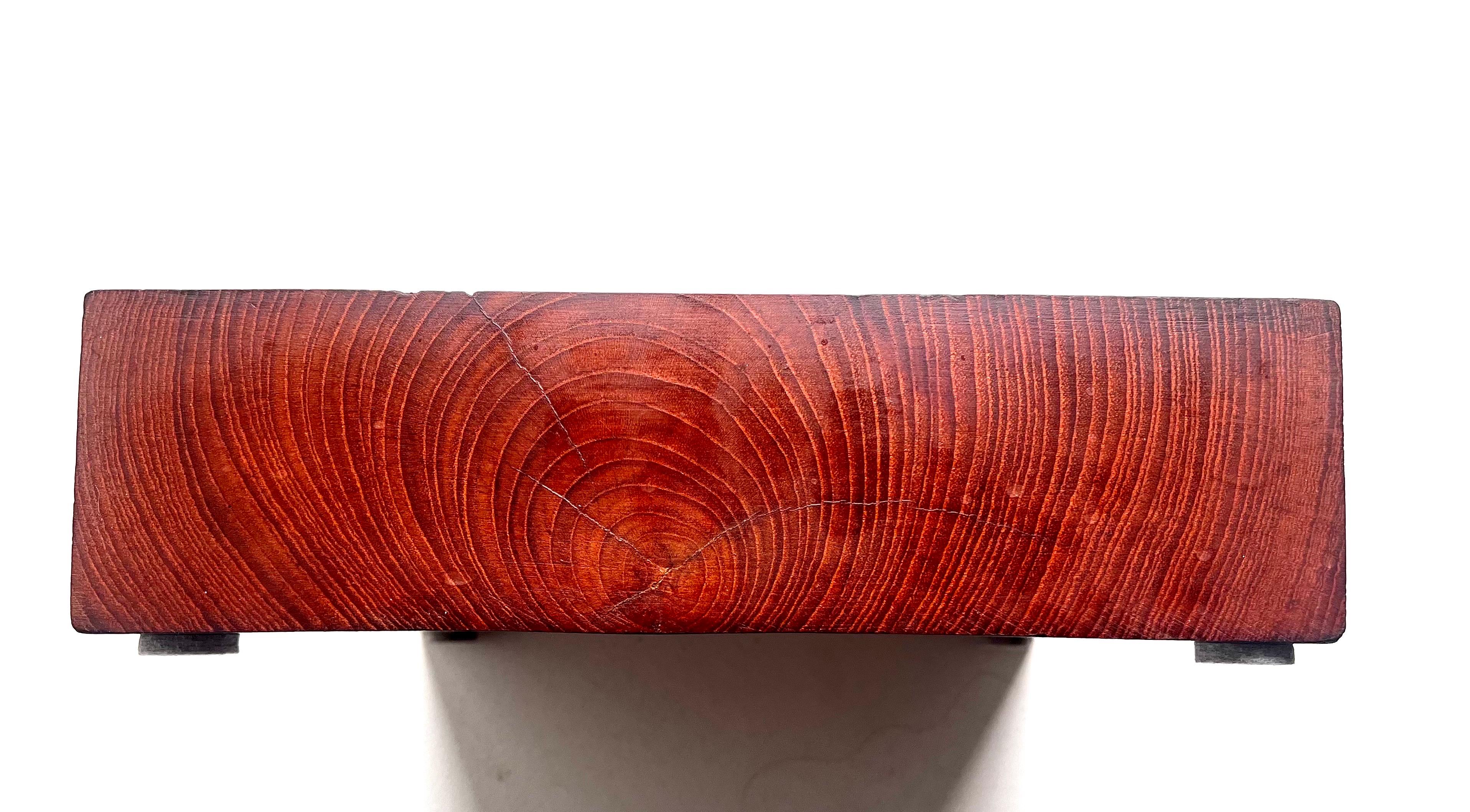 Ciotola in teak in un unico pezzo 