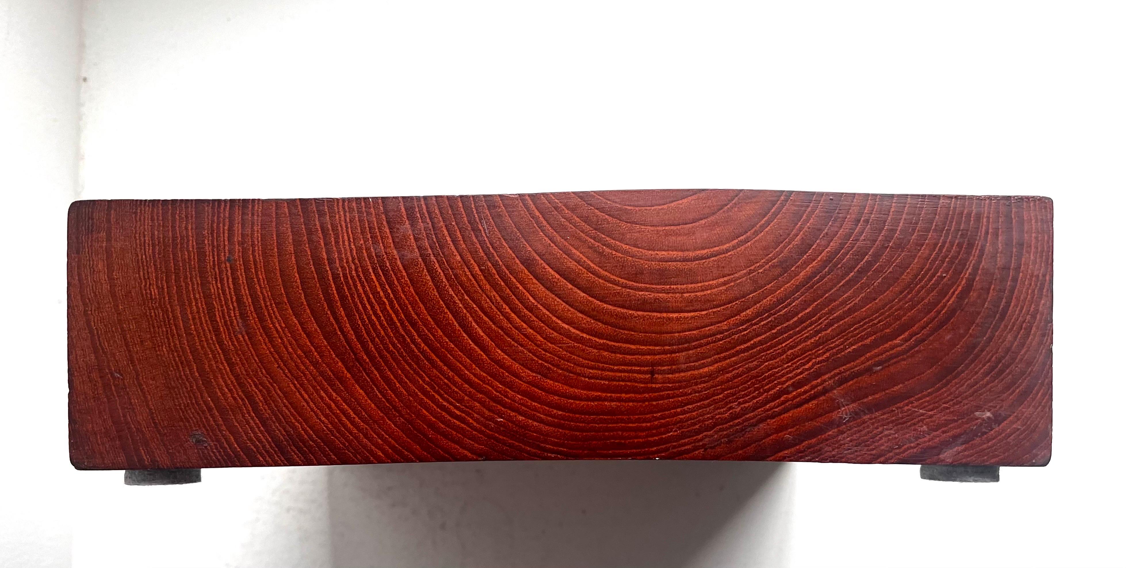 Ciotola in teak in un unico pezzo 