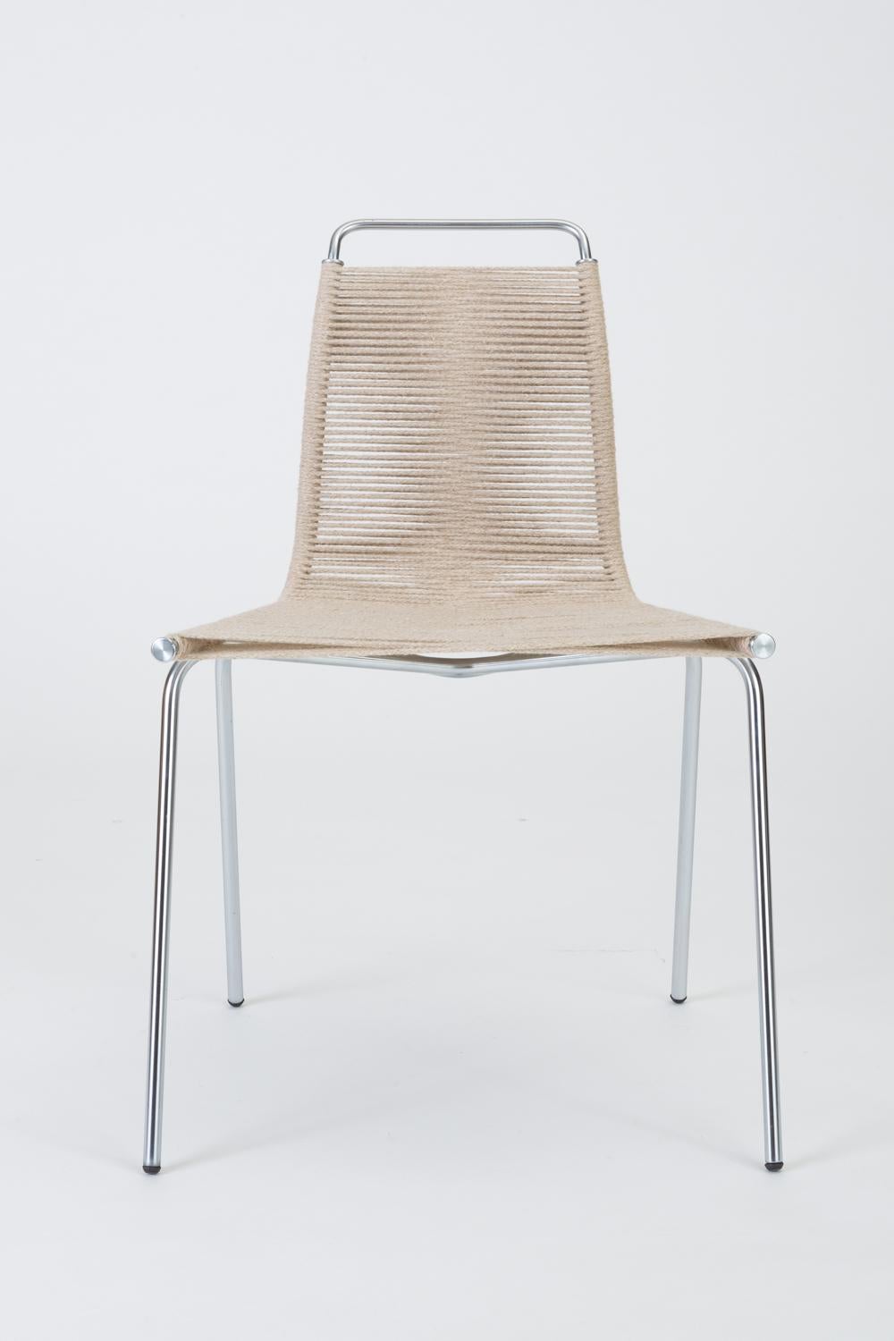 Scandinavian Modern Single PK-1 Dining or Accent Chair by Poul Kjærholm for E Kold Christensen