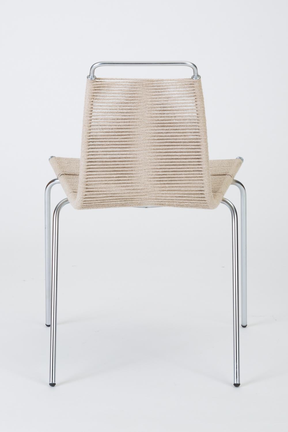Steel Single PK-1 Dining or Accent Chair by Poul Kjærholm for E Kold Christensen