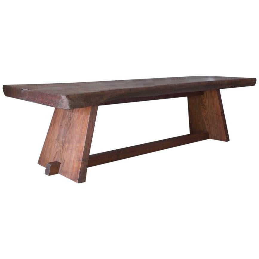 Single Plank English Walnut Table
