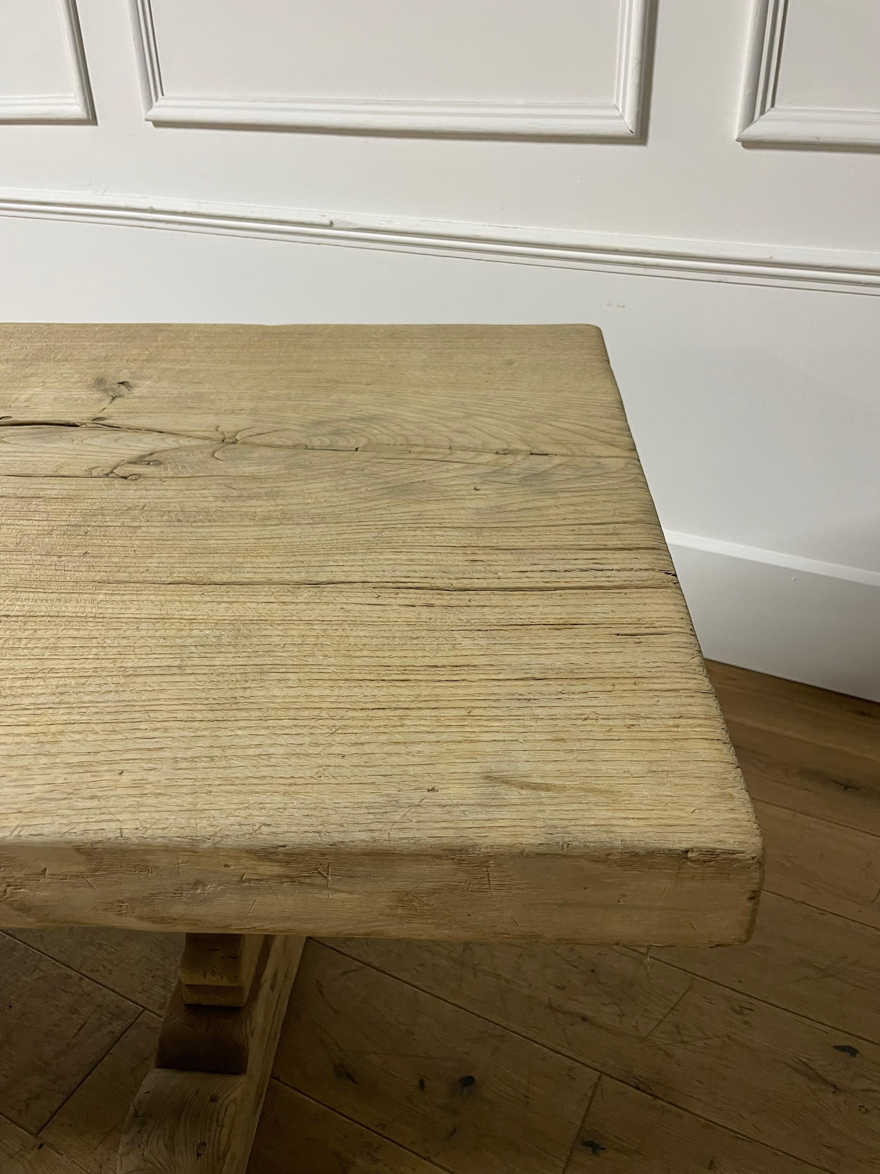 Single planked oak Farmhouse table / refectory table 2.5 meters 11