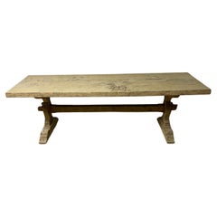 Single planked oak Farmhouse table / refectory table 2.5 meters