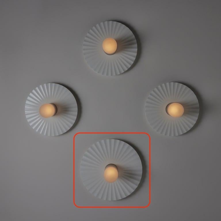 Single 'Plisse' Flush Mount by Achille Castiglioni for Flos For Sale 5