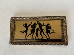 Single Print "Winter" of The Four Seasons Silhouette Serires in Original Frame b