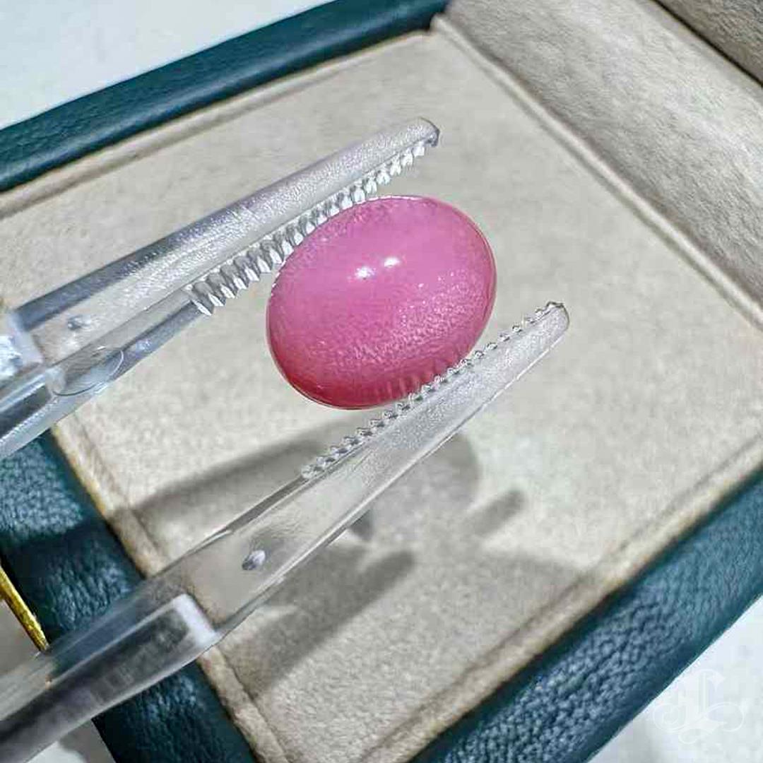 Ultra Raro 4.40ct Perla Concha Rosa Flamingo Natural - Patrón Llama 1
