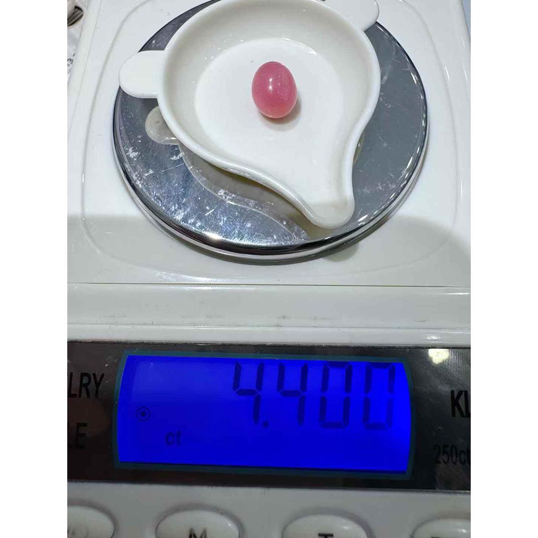Ultra Raro 4.40ct Perla Concha Rosa Flamingo Natural - Patrón Llama 4