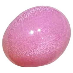 Ultra Rare 4.40ct Natural Flamingo Pink Conch Pearl – Flame Patterned