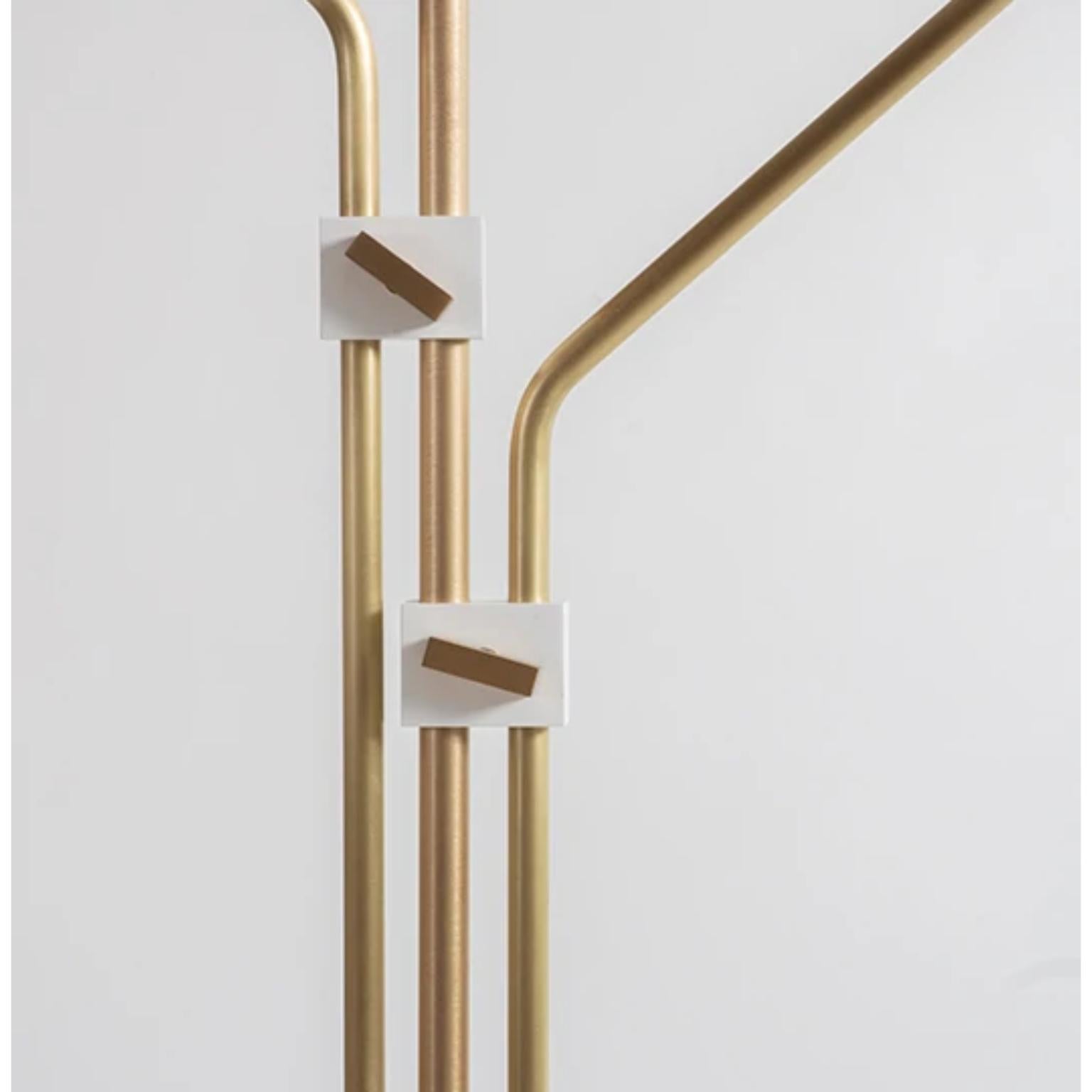 Single Riddle Floor Lamp by Bert Frank In New Condition For Sale In Geneve, CH