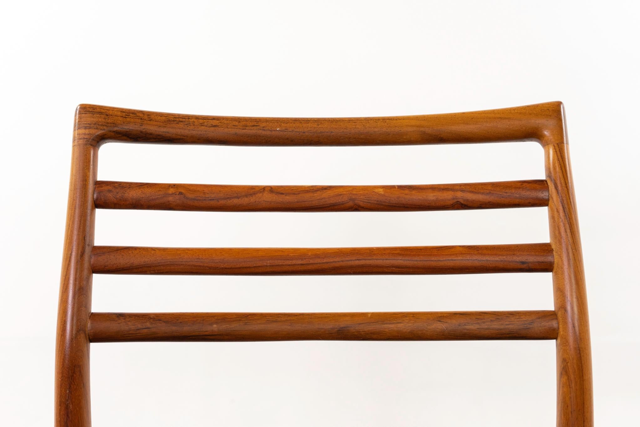 Scandinavo moderno Sedia singola in palissandro di Erling Torvits in vendita