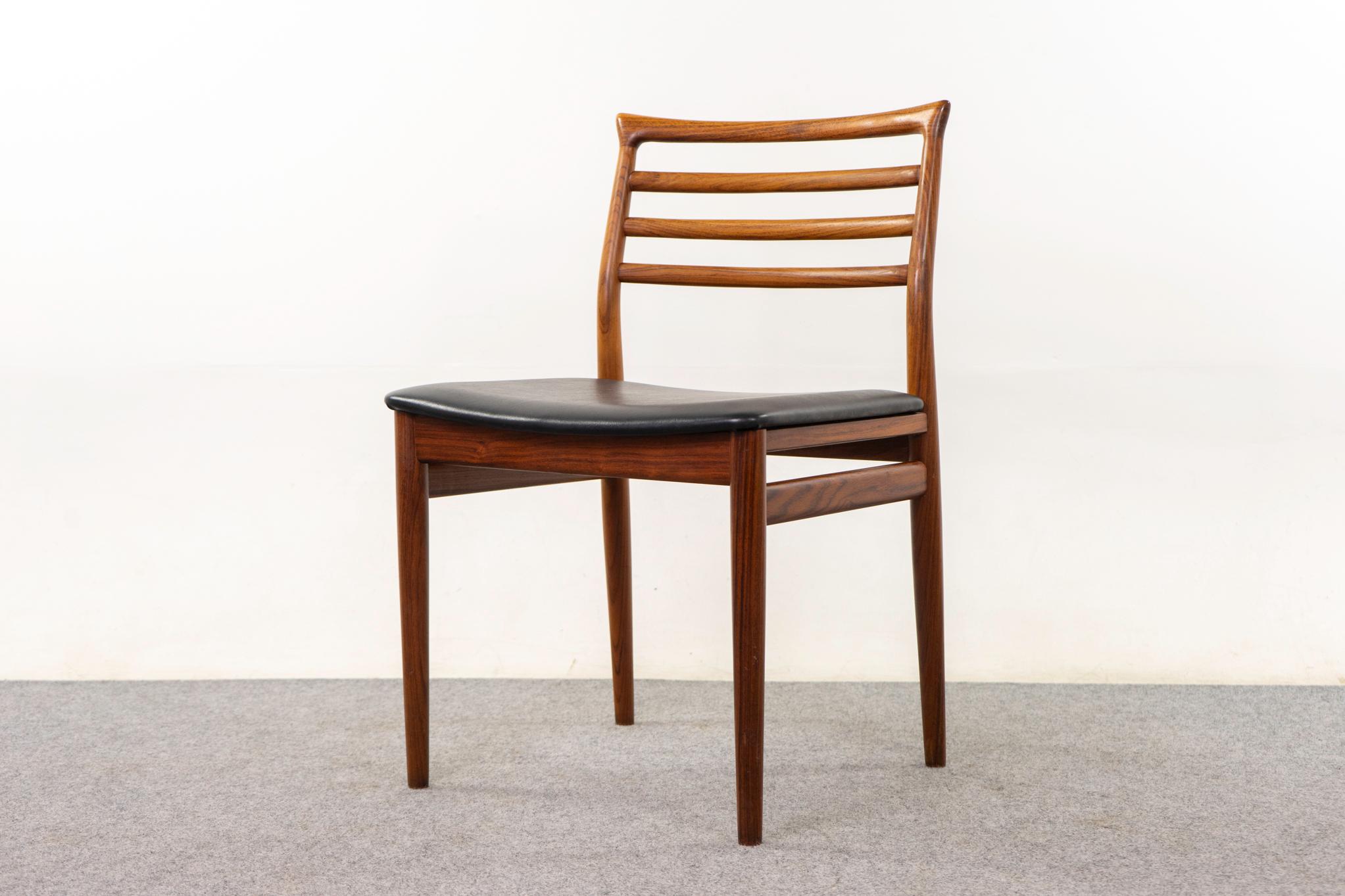 Silla individual de palisandro de Erling Torvits Palo de rosa en venta