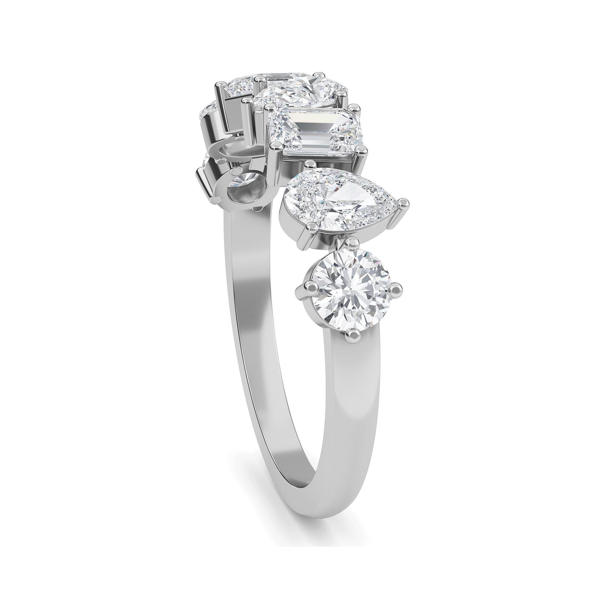 Im Angebot: Einzelner Row Concoction Twist Bulky Ring von Rupali Adani Fine Jewellery () 4